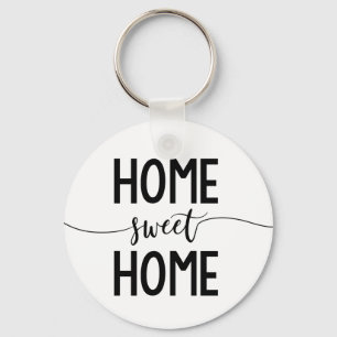 home sweet home key ring