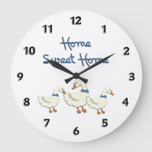 Home Sweet Home Large Clock