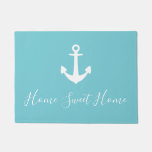 Home Sweet Home Maritime Anchor Doormat