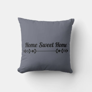 Home Sweet Home Minimal Typography Cushion