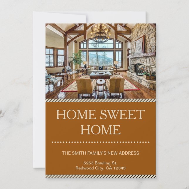 Home Sweet Home Moving Announcement (Front)