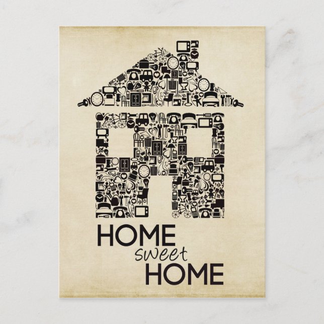 Home Sweet Home New Address Note Card (Front)