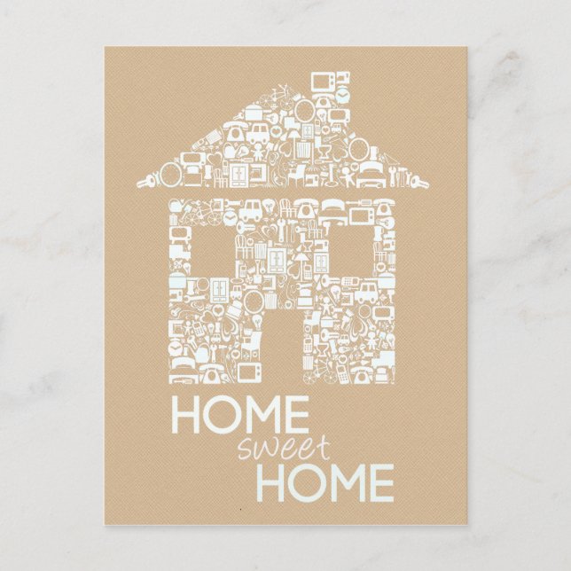 Home Sweet Home New Address Post Card (Front)