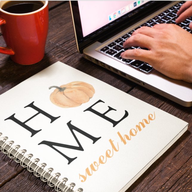 Home Sweet Home | Orange Pumpkin | Fall Season Notebook (Creator Uploaded)