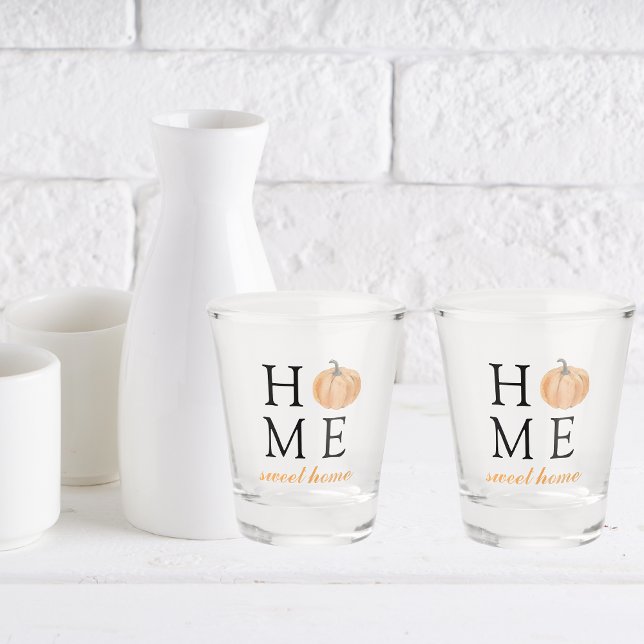 Home Sweet Home | Orange Pumpkin | Fall Season Shot Glass (Creator Uploaded)