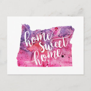 Home Sweet Home Oregon Postcard