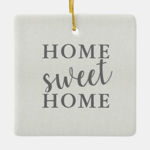 Home Sweet Home Our First Home Ceramic Tree Decoration