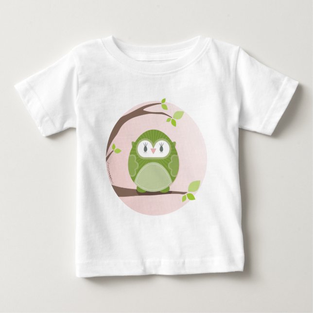 HOME SWEET HOME :: Owl in a tree 2 Baby T-Shirt (Front)