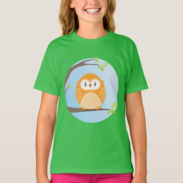 HOME SWEET HOME :: Owl in a tree 4 T-Shirt (Front)