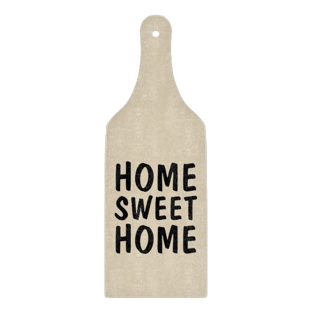 HOME SWEET HOME Paddle Cutting Board (Front)