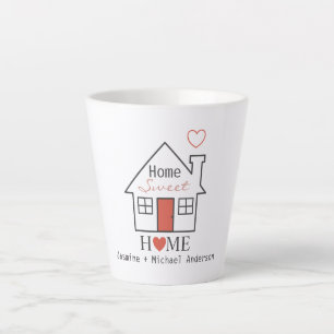 Home Sweet Home Personalised  Latte Mug