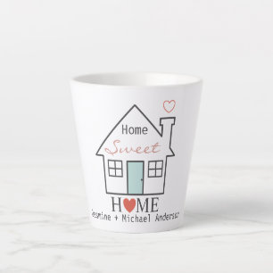 Home Sweet Home personalised Latte Mug