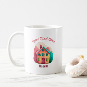"Home Sweet Home" Personalised New Home Owners Coffee Mug