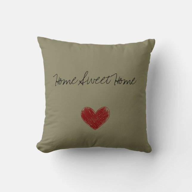 Home Sweet Home Pillow (Front)