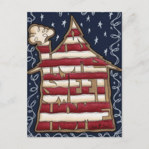home sweet home postcard