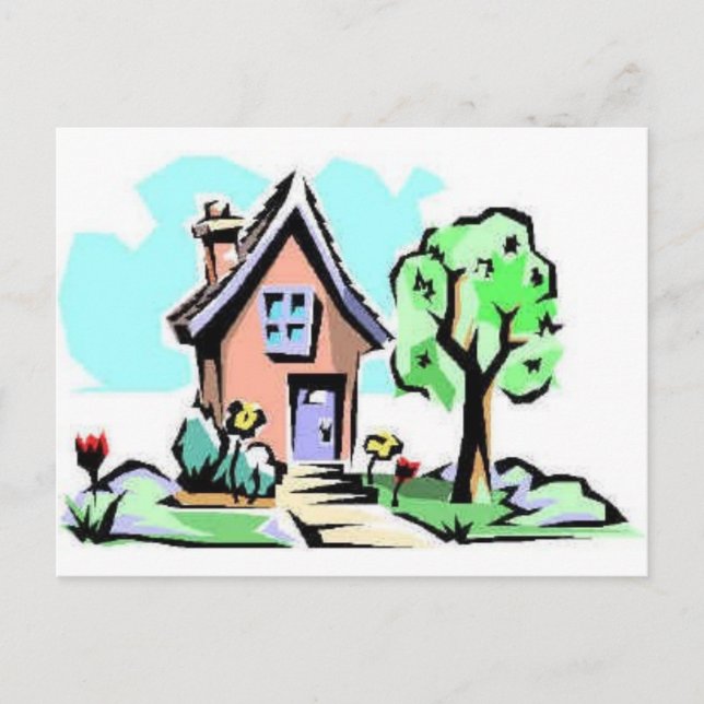 Home, sweet home postcard (Front)