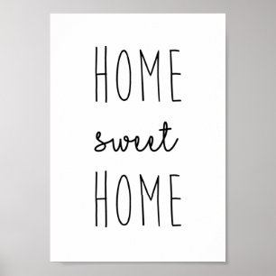 Home Sweet Home Print Poster