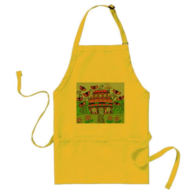 Home Sweet Home Pysanka House Standard Apron (Front)