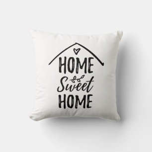 Home Sweet Home Quote New Home Living Home Decor Cushion