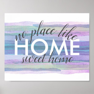 home sweet home quote poster typography design