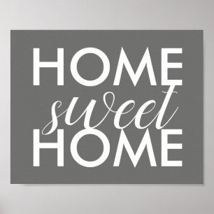 home sweet home quote  poster typography design