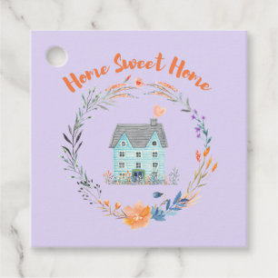 Home Sweet Home Real Estate Modern Marketing Favour Tags