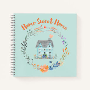 Home Sweet Home Realtor Personalized Promotional  Notebook
