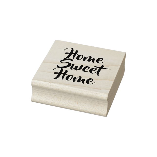 Home sweet home rubber stamp, cardmaking, diy, rubber stamp (Stamp)