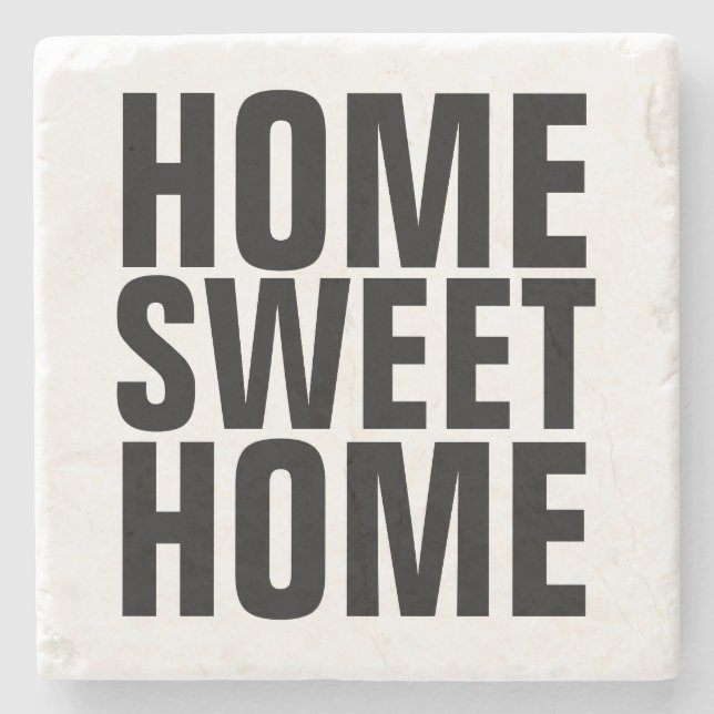 HOME SWEET HOME STONE COASTERS (Front)