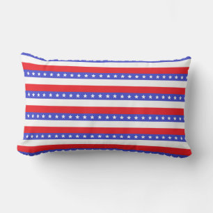 Home Sweet Home Striped Lumbar Pillow