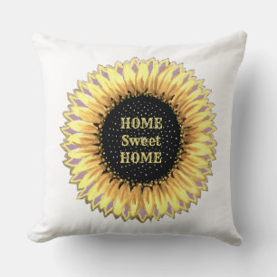 Home Sweet Home Sunflower Cushion