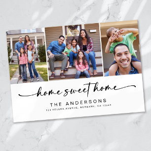 Home Sweet Home   Three Photos Moving Announcement