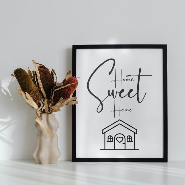 Home Sweet Home Typography Poster (Creator Uploaded)