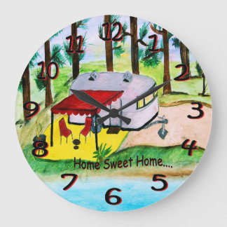 home sweet home wall clock
