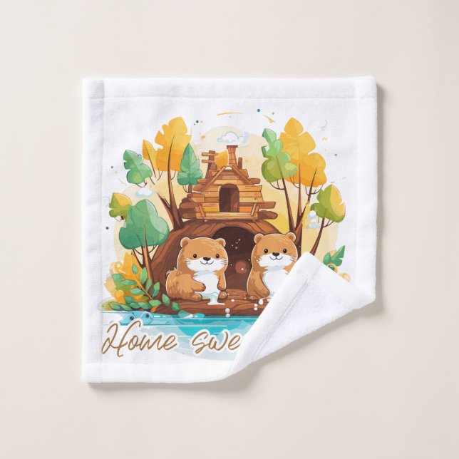 Home sweet home wash cloth (Wash Cloth)