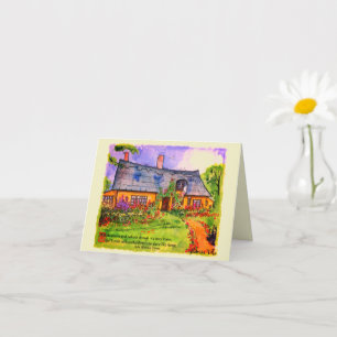 Home Sweet Home watercolor note cards