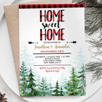 Home sweet home Winter Lumberjack House Warming