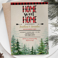 Home sweet home Winter Lumberjack House Warming