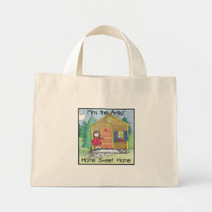 Home Sweet Home with Mimi the Artist! Mini Tote Bag