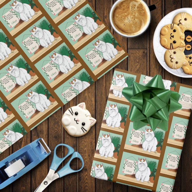 Home Sweet Kitty Home Wrapping Paper (Creator Uploaded)