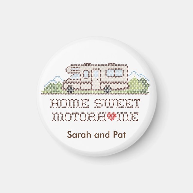 Home Sweet Motor Home Magnet (Front)