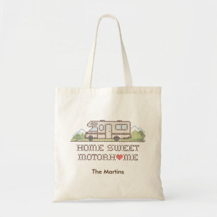 Home Sweet Motor Home Tote Bag
