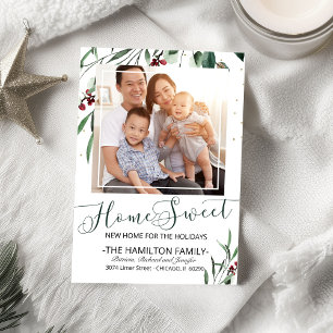 Home Sweet New Home Moving Announcement Photo