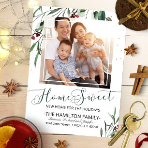 Home Sweet New Home Moving Announcement Photo