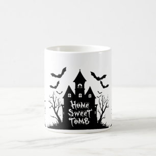 Home Sweet Tomb Mug   Funny Gothic Halloween Cup
