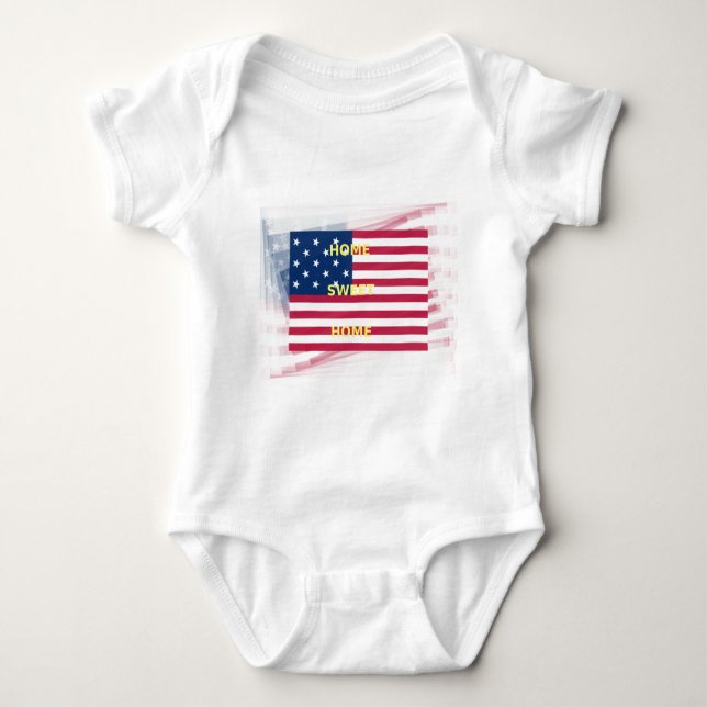 Home Swet Home Baby Bodysuit (Front)