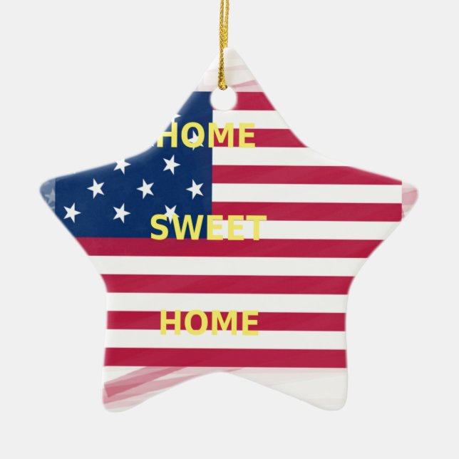 Home Swet Home Ceramic Tree Decoration (Front)