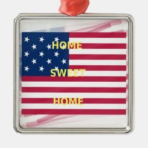Home Swet Home Metal Ornament