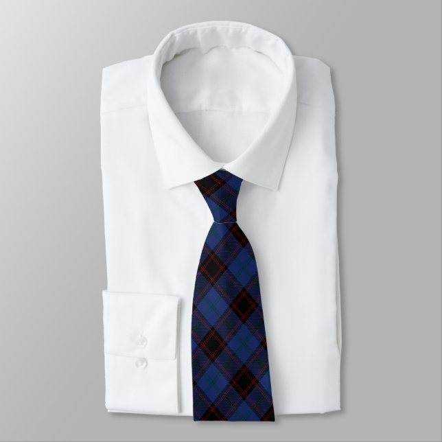 Home Tartan Tie (Tied)