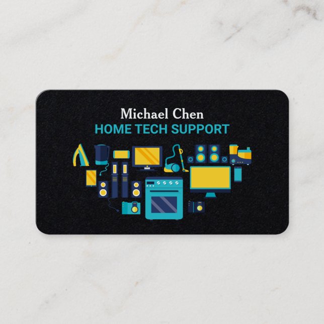 Home Tech Support Business Card (Front)